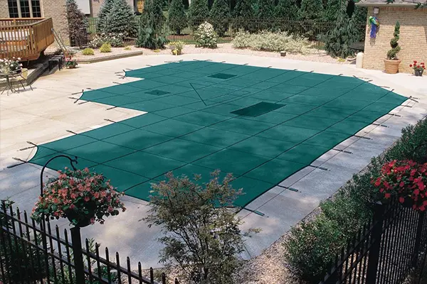 installed pool cover at a client in clevelend
