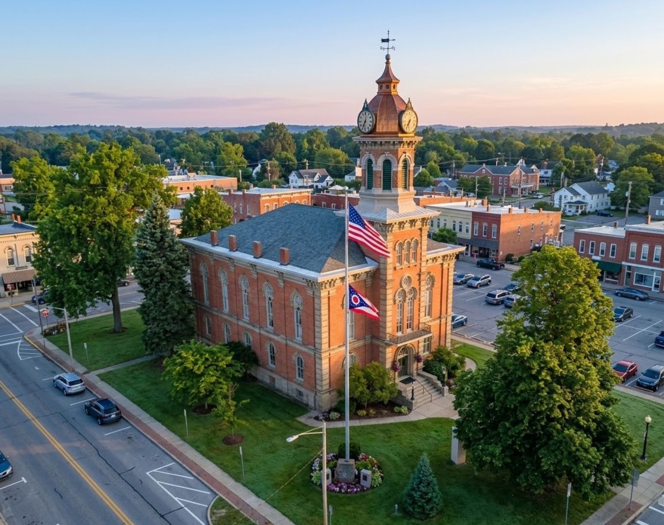 Geauga County Courthouse, Geauga County, OH