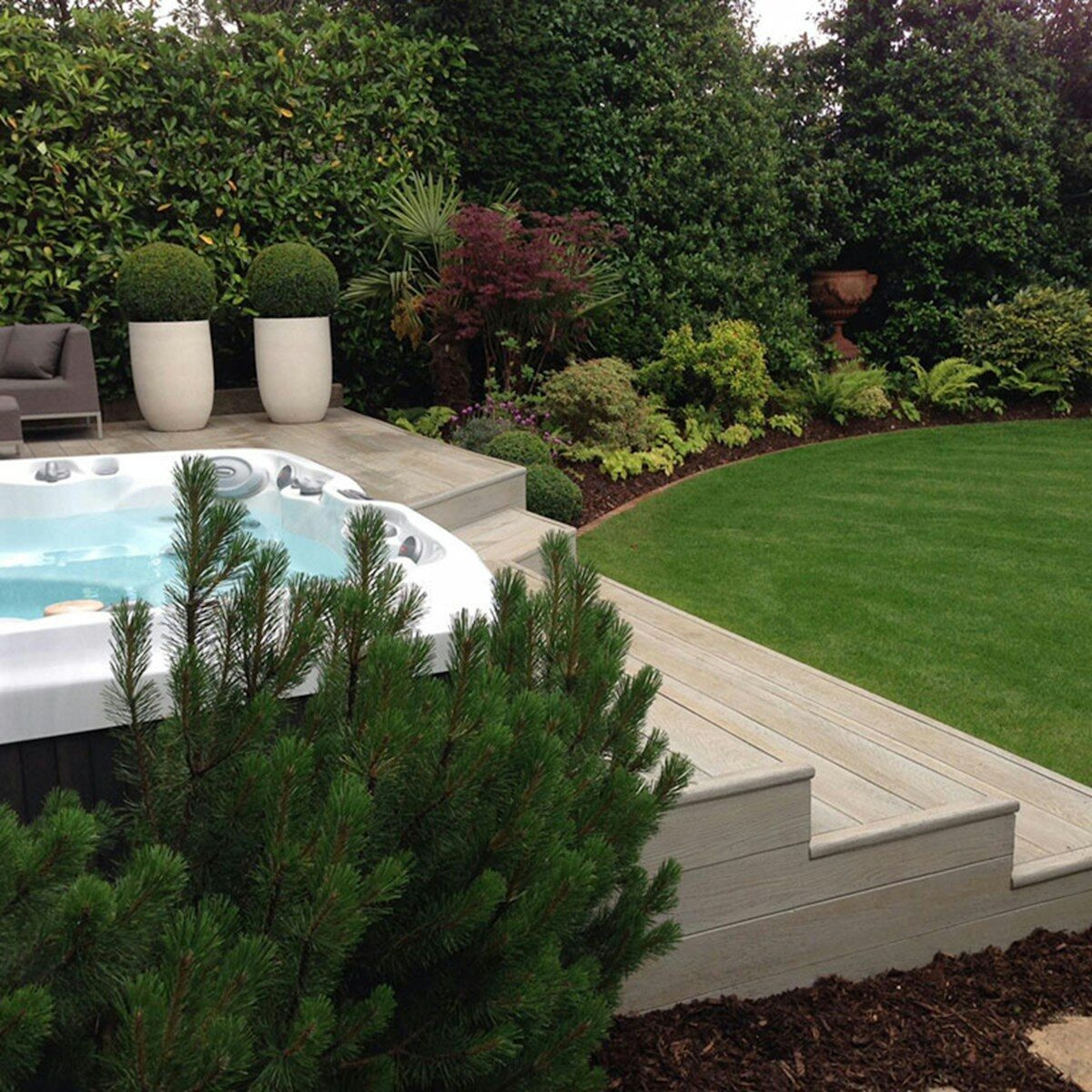 Professional Hot Tub Repair in Chagrin Falls, OH for a residential outdoor hot tub