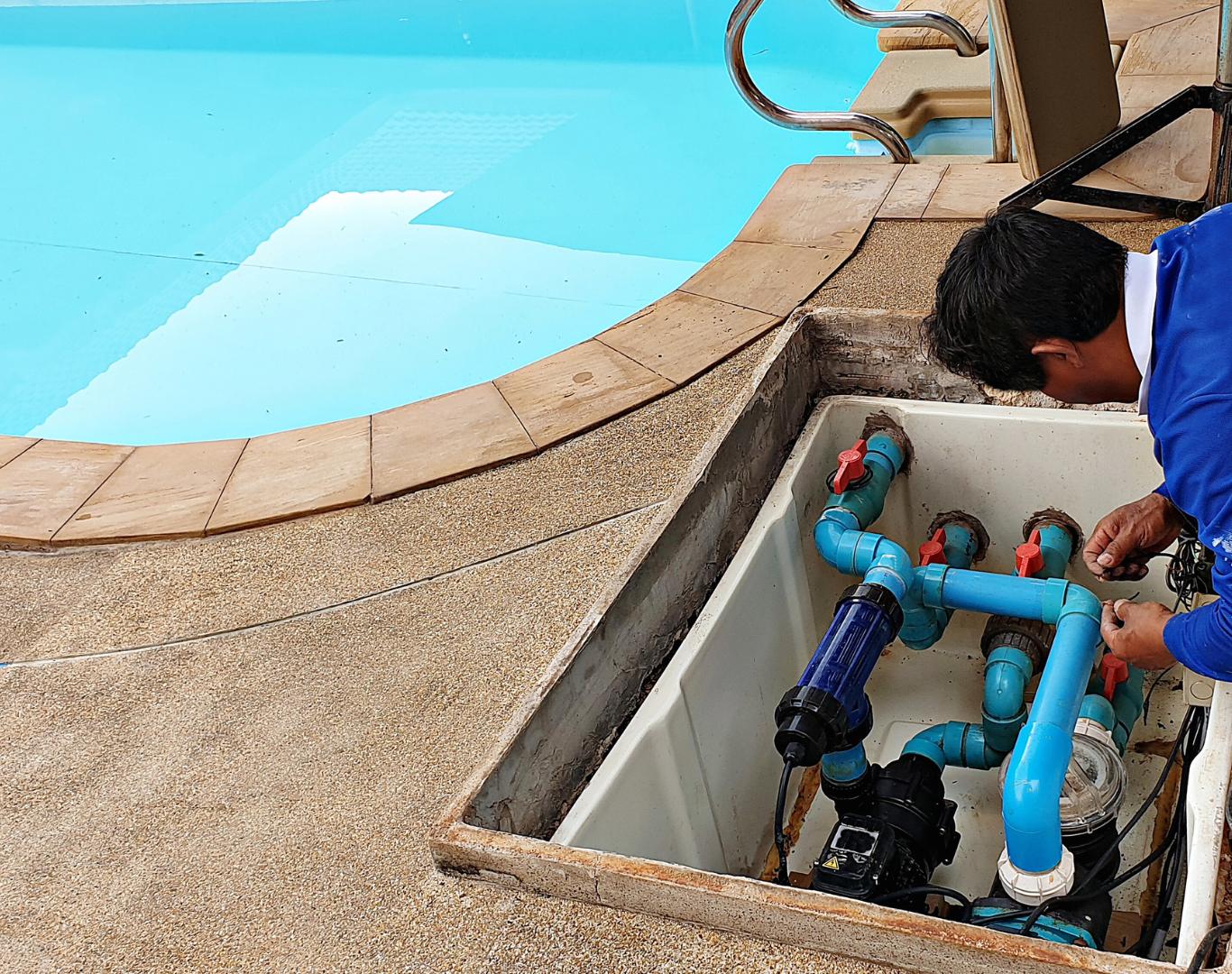 Professional Pool Equipment Installation in Chagrin Falls, OH for a residential swimming pool
